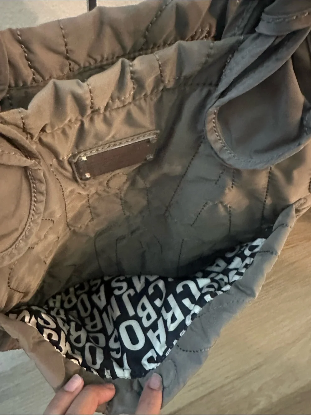 Marc by Marc Jacob’s Quilted Nylon Diaper Bag
